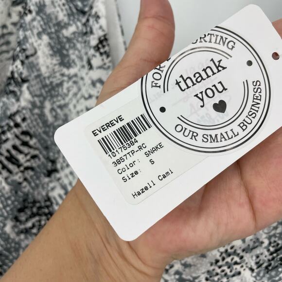 Allison Joy Snakeskin Print Cami Top Size Small - Picture 5 of 7